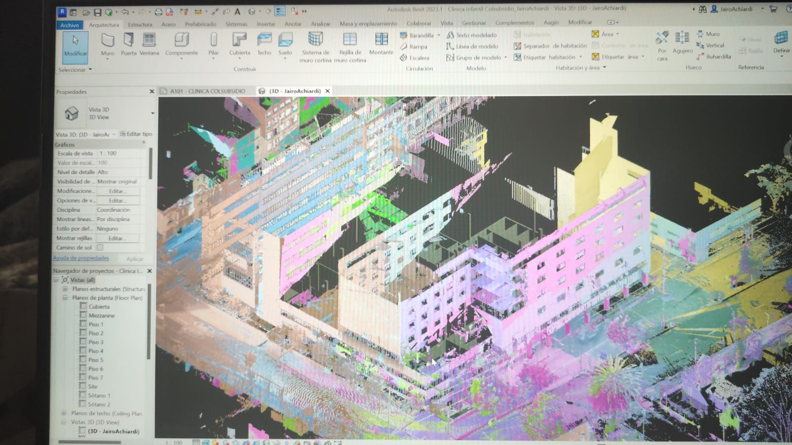 Nubes de puntos escaneo 3D